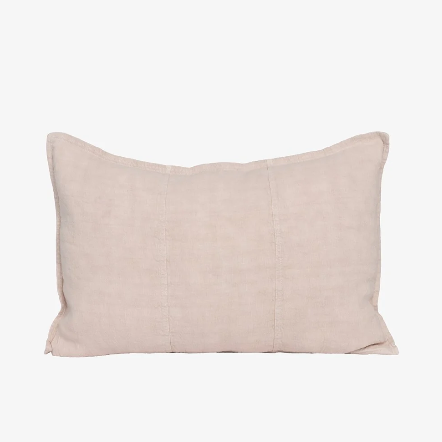 Luca Linen Cushion - Soft Lilac