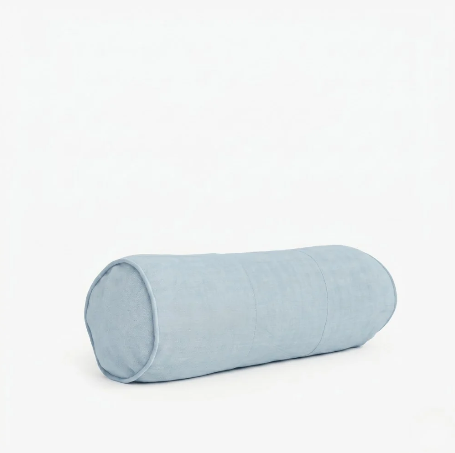 Luca Linen Bolster - Sky
