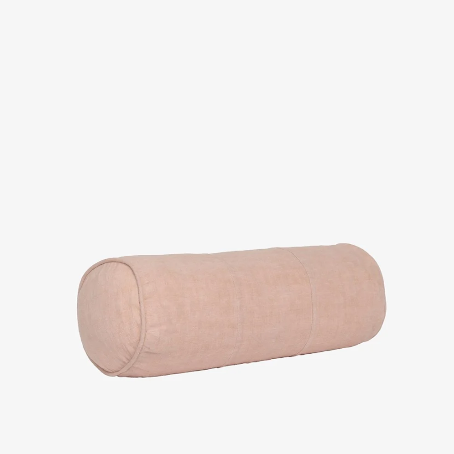 Luca Linen Bolster - Soft Musk