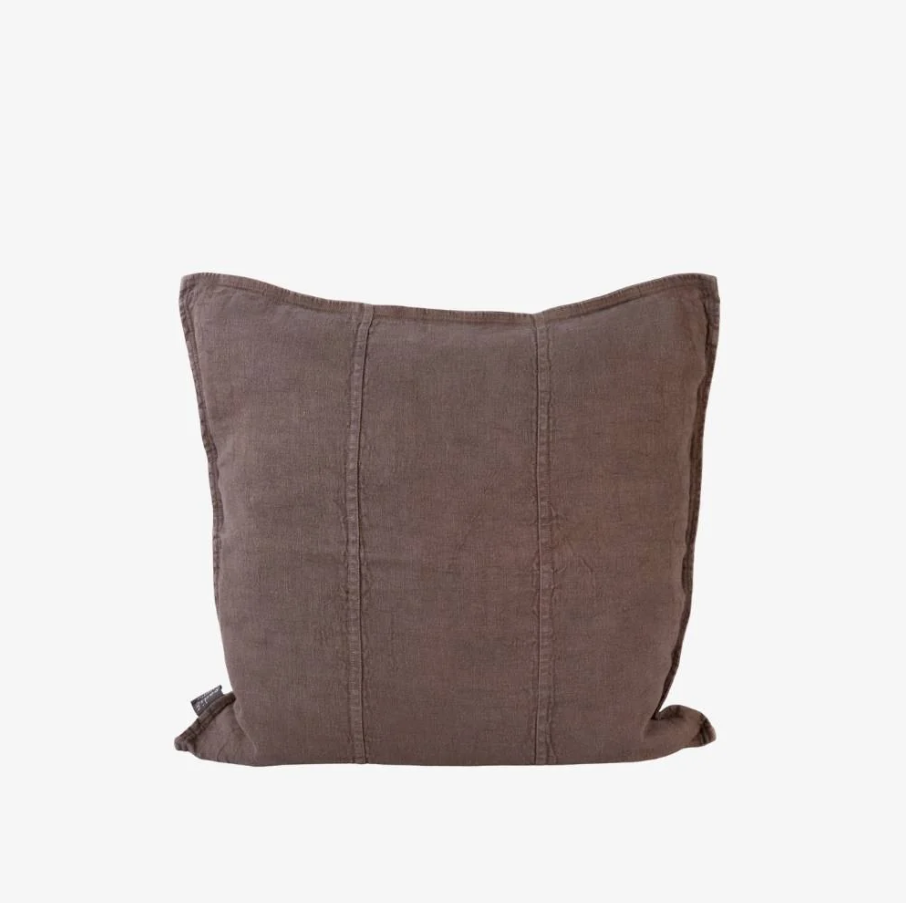 Luca Linen Cushion - Mink