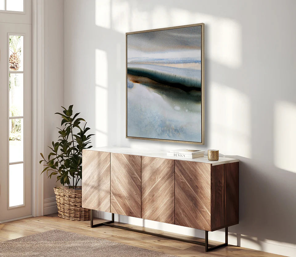 Soft Waves I - Canvas Artwork