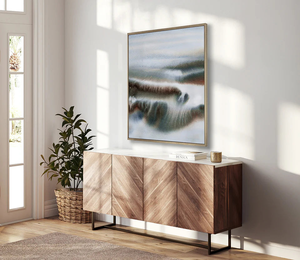 Soft Waves IV - Canvas Artwork