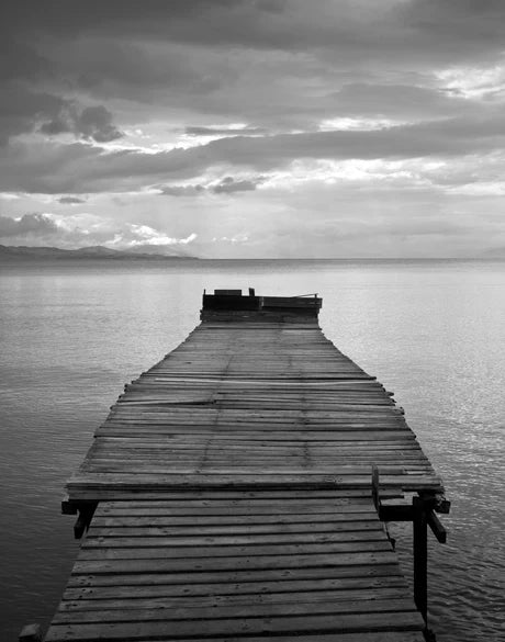 Old Wooden Jetty - Art Print