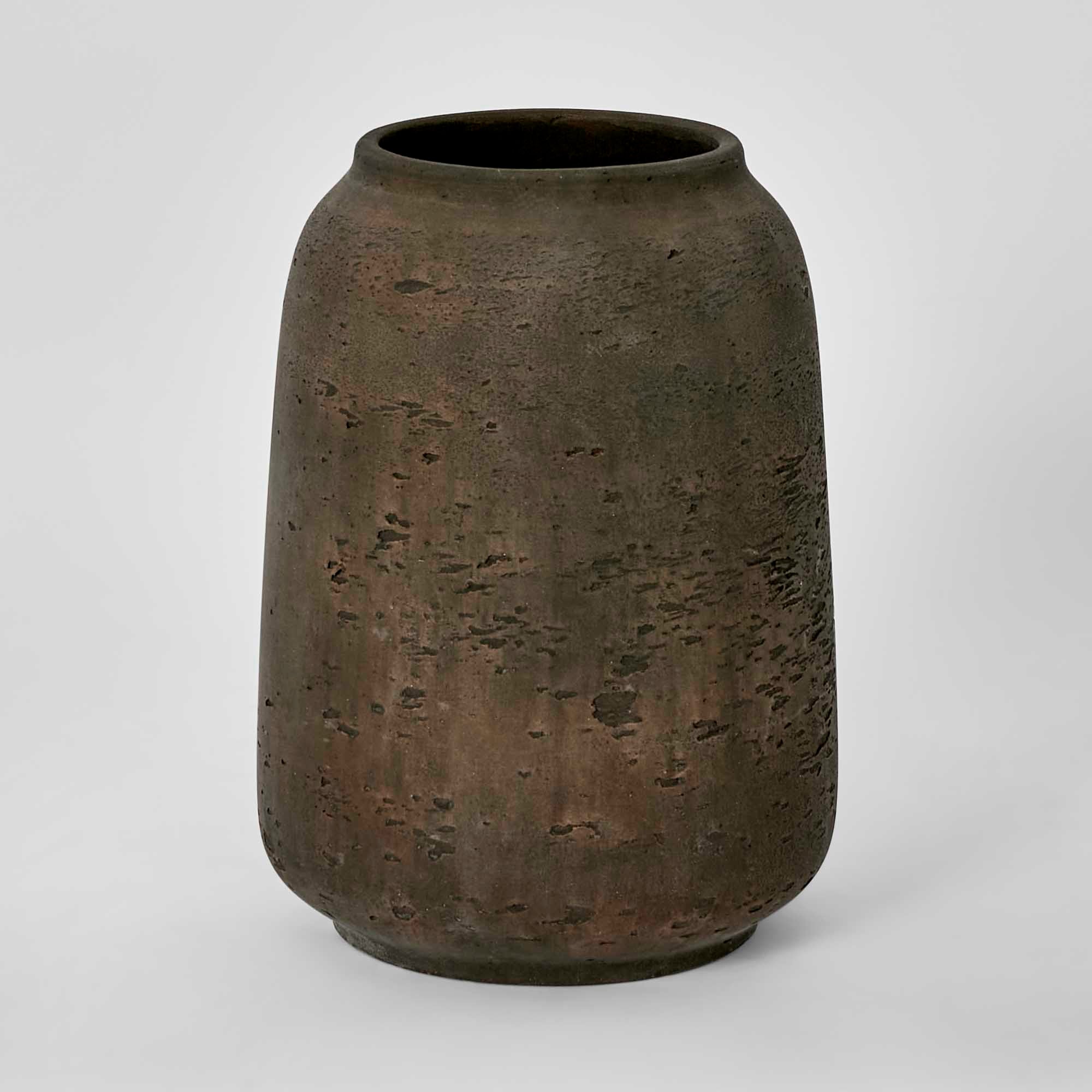 Landis Straight Vase - Earth Brown