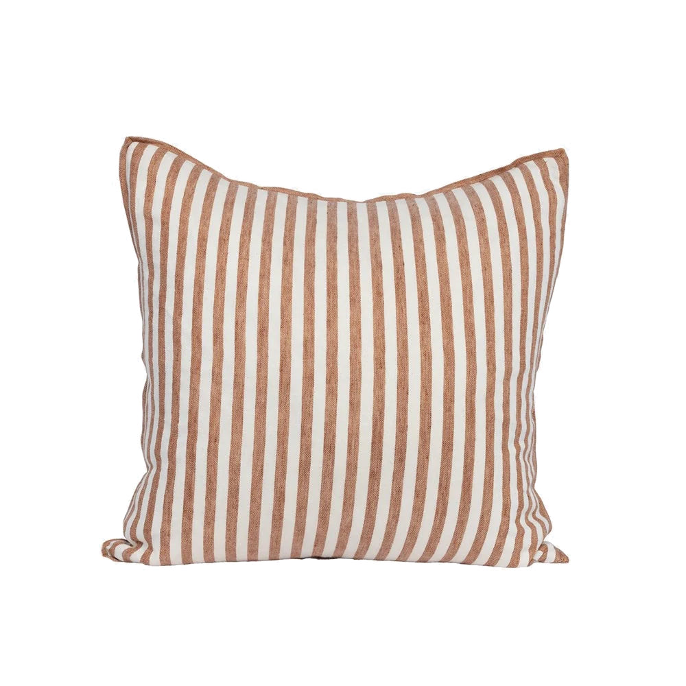Drift Cushion - White/Nutmeg