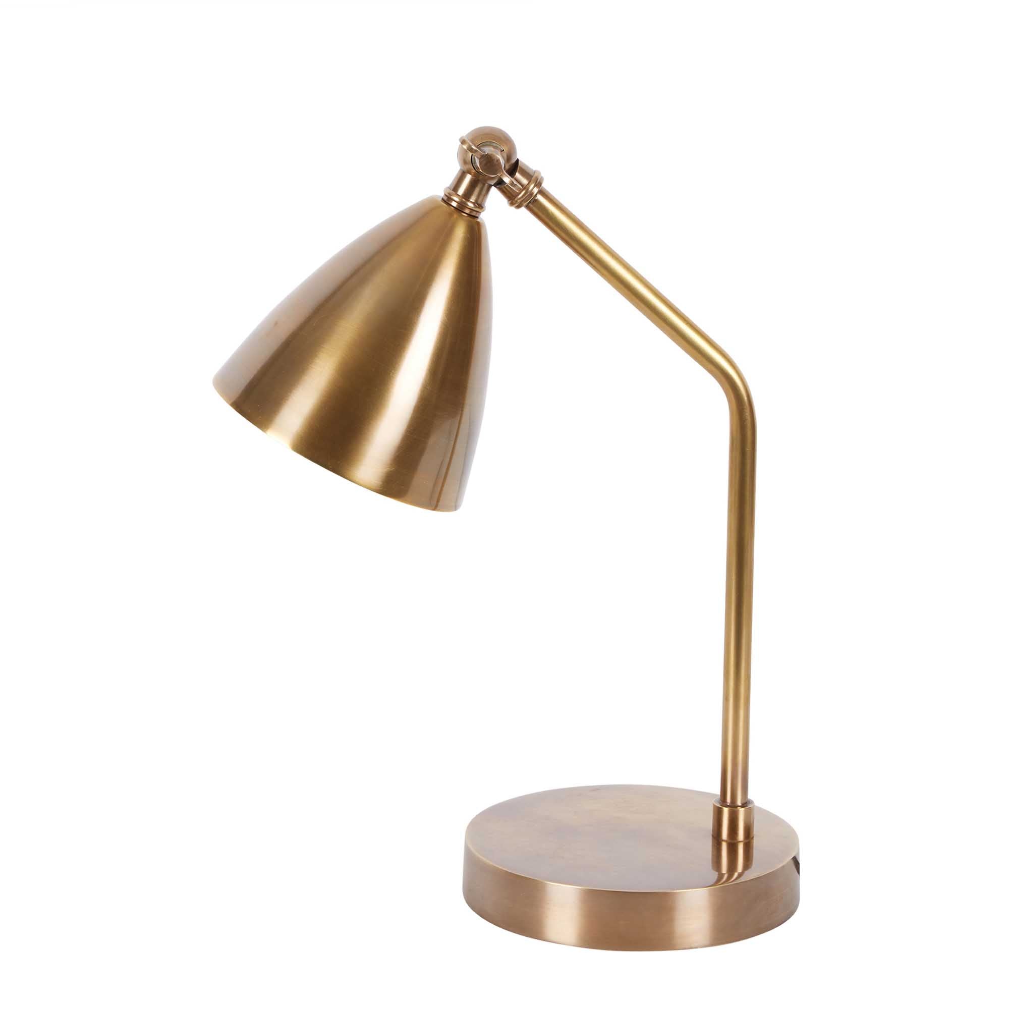 Hastings Desk Lamp - Antique Brass