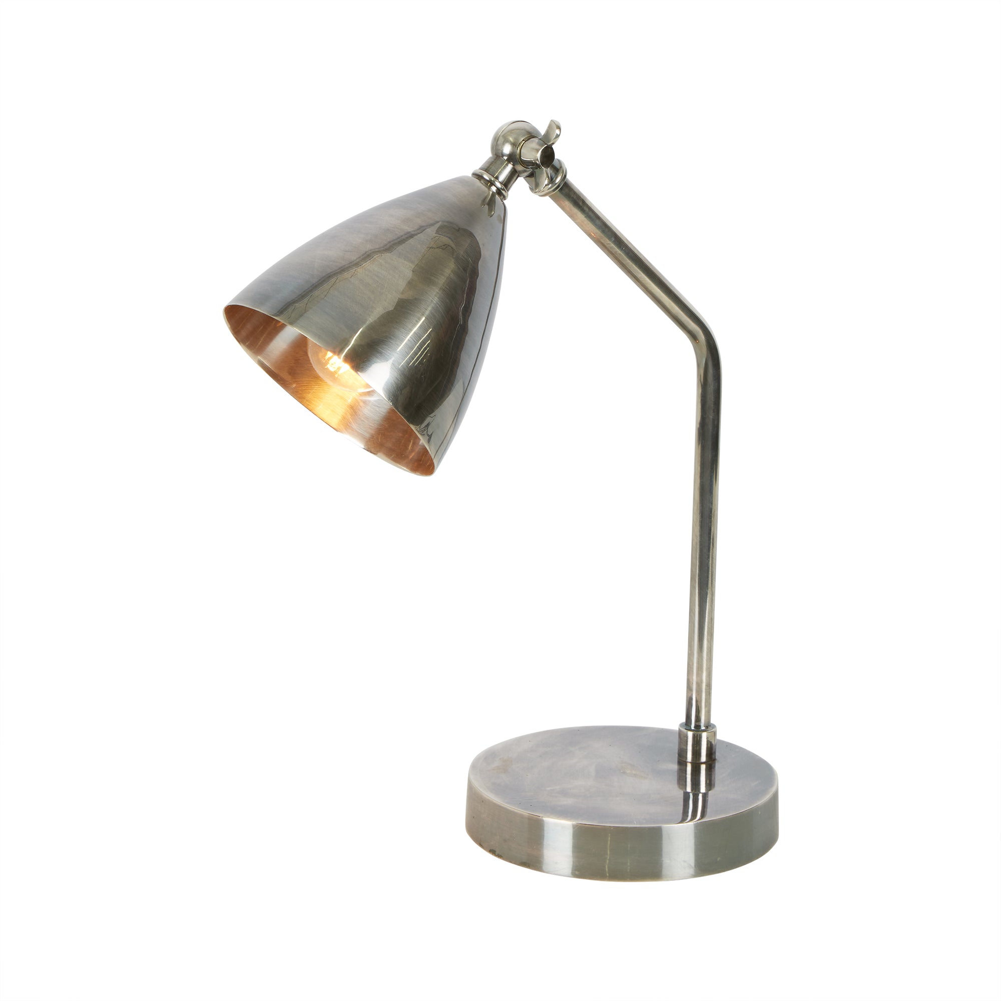 Hastings Desk Lamp - Antique Silver
