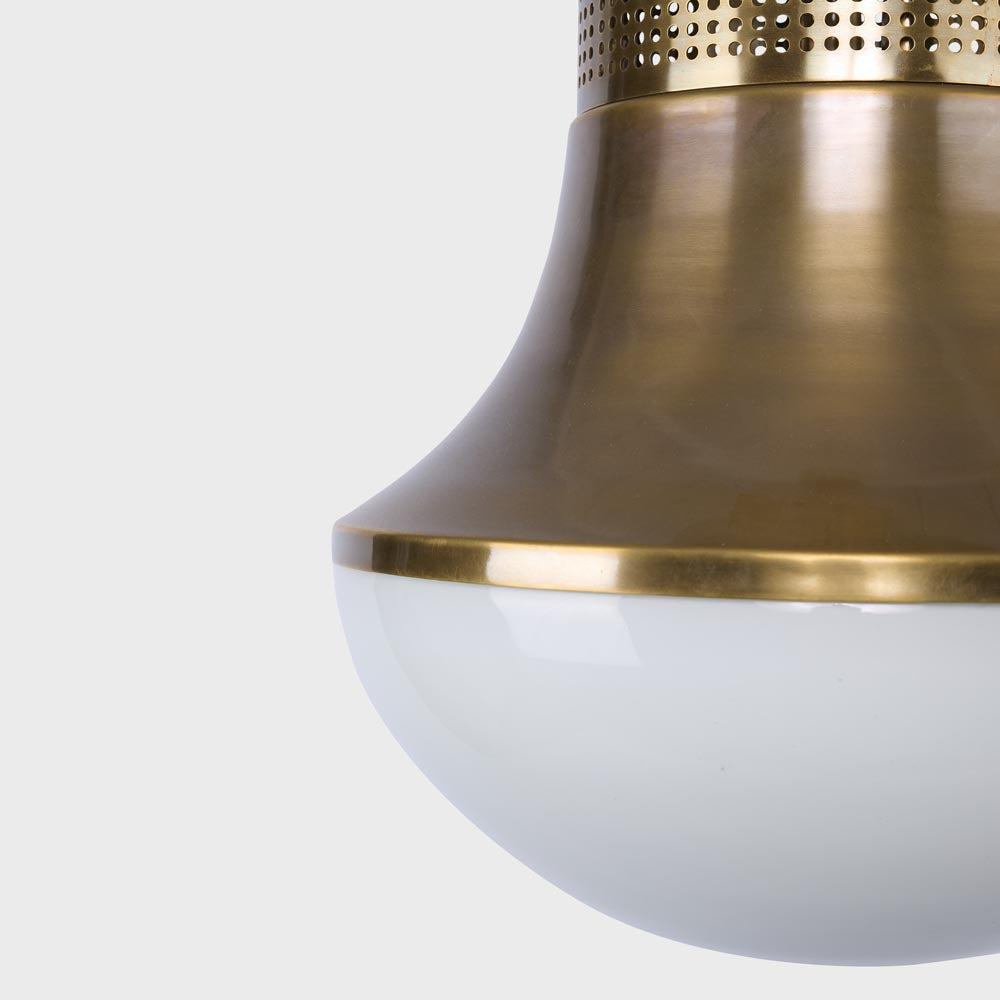 Halo Ceiling Pendant - Antique Brass