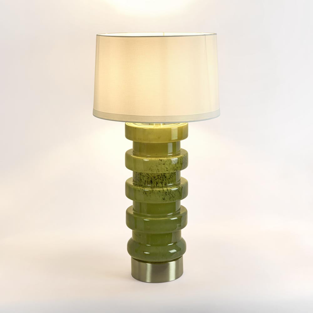 Remy Green Glass Table Lamp