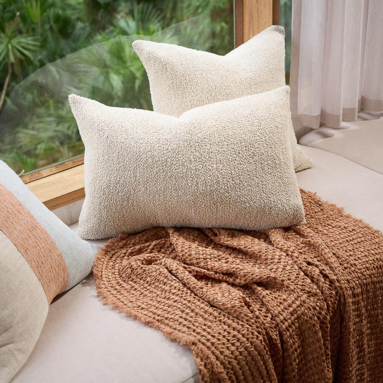 Sand Cushion - Ivory / Natural