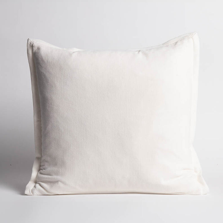 Evelyn Velvet Cushion - Off White