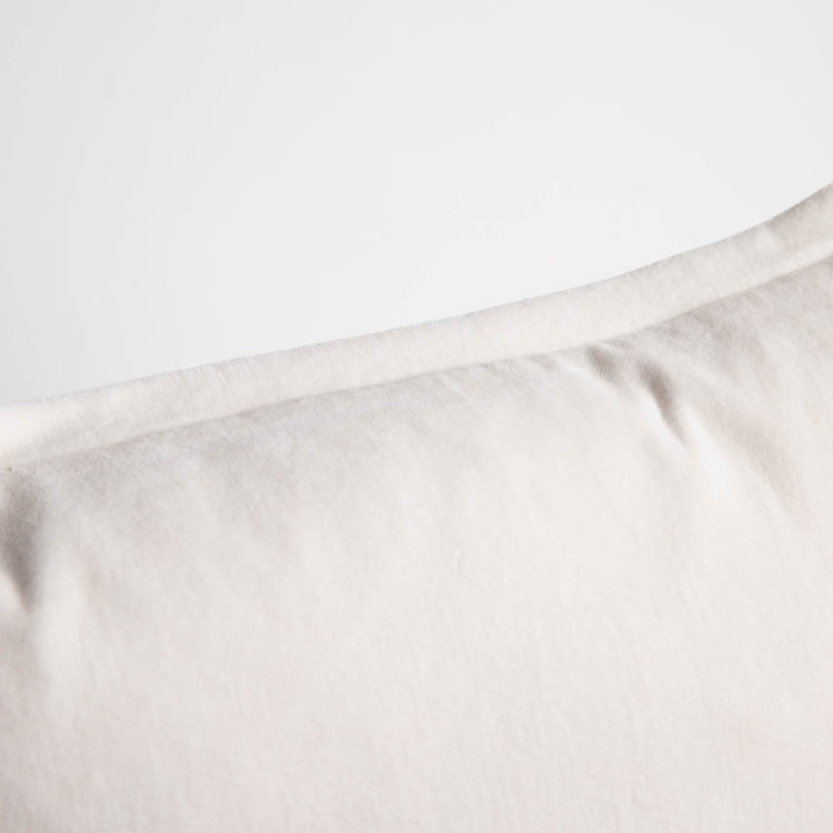 Evelyn Velvet Cushion - Off White
