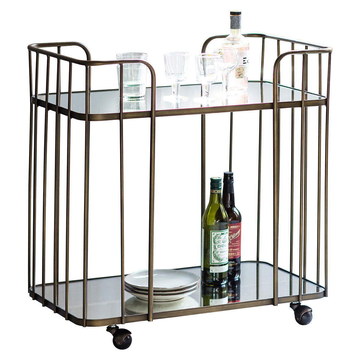 Verna Drinks Trolley - Bronze