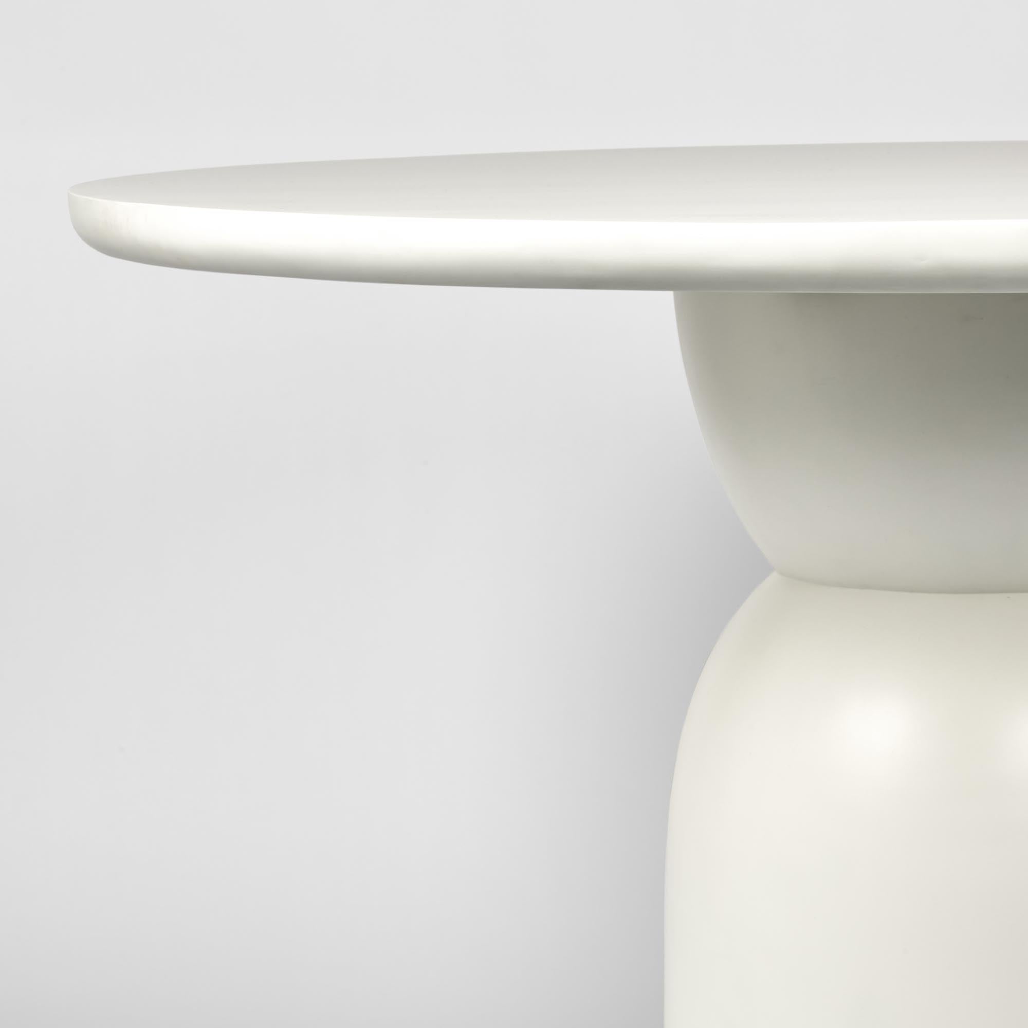 Olive Round Dining Table - White