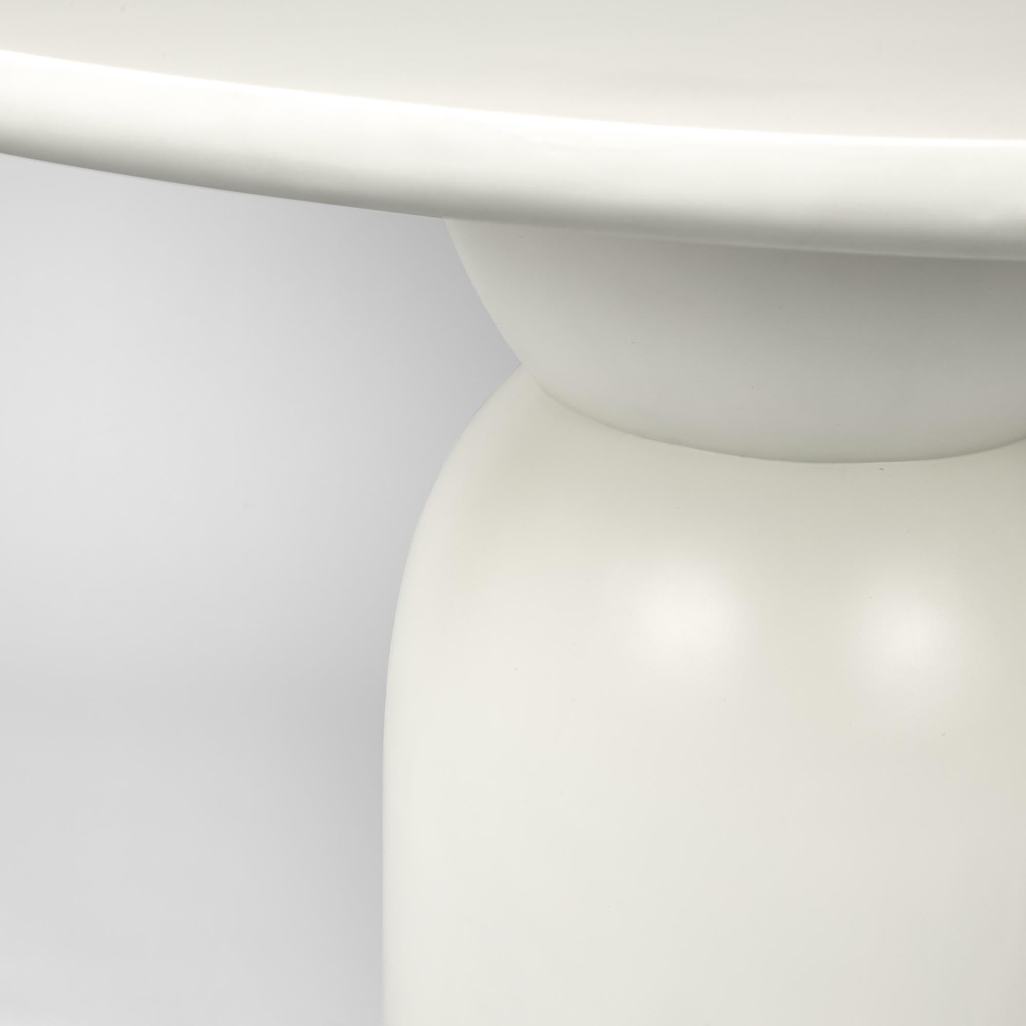 Olive Round Dining Table - White