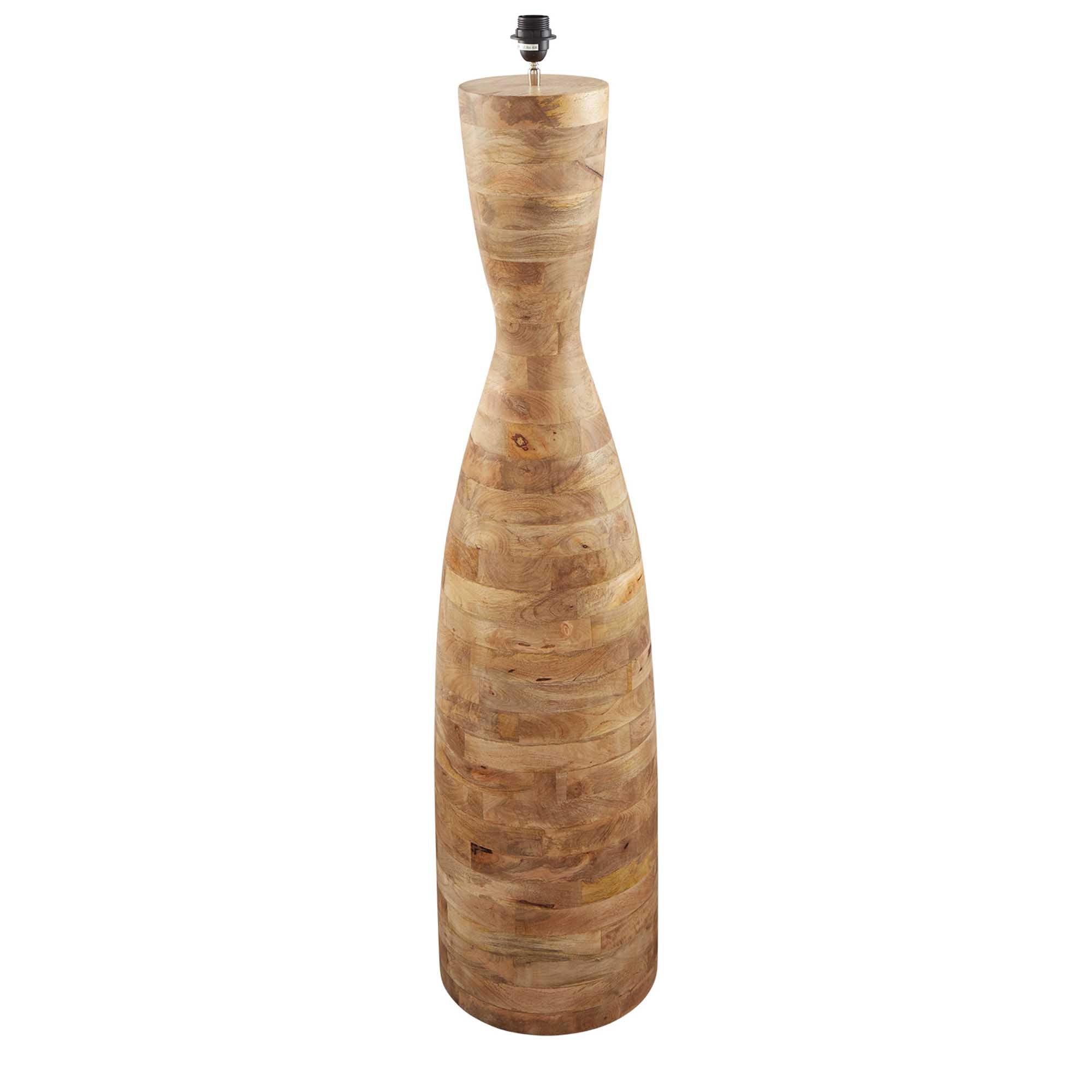 Esraj Turned Wood Floor Lamp