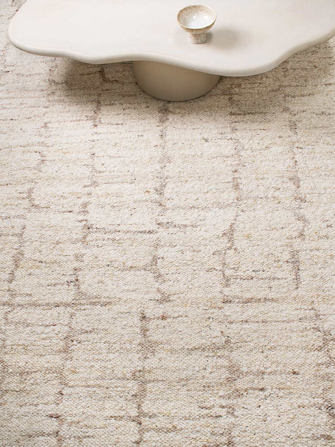 Kasbah Wool Rug - Ivory / Beige