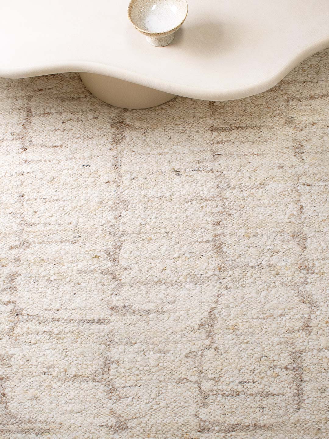 Kasbah Wool Rug - Ivory / Beige