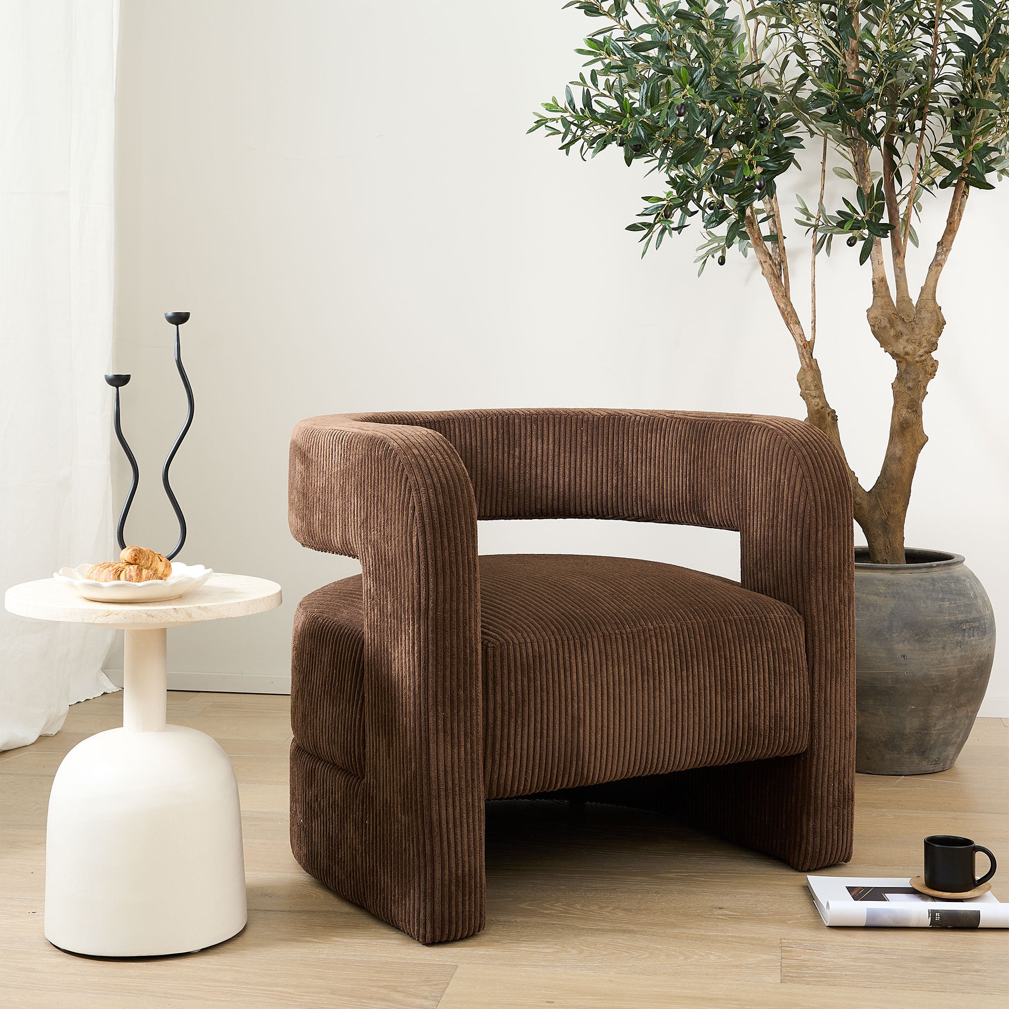 Cleo Arm Chair - Cinnamon