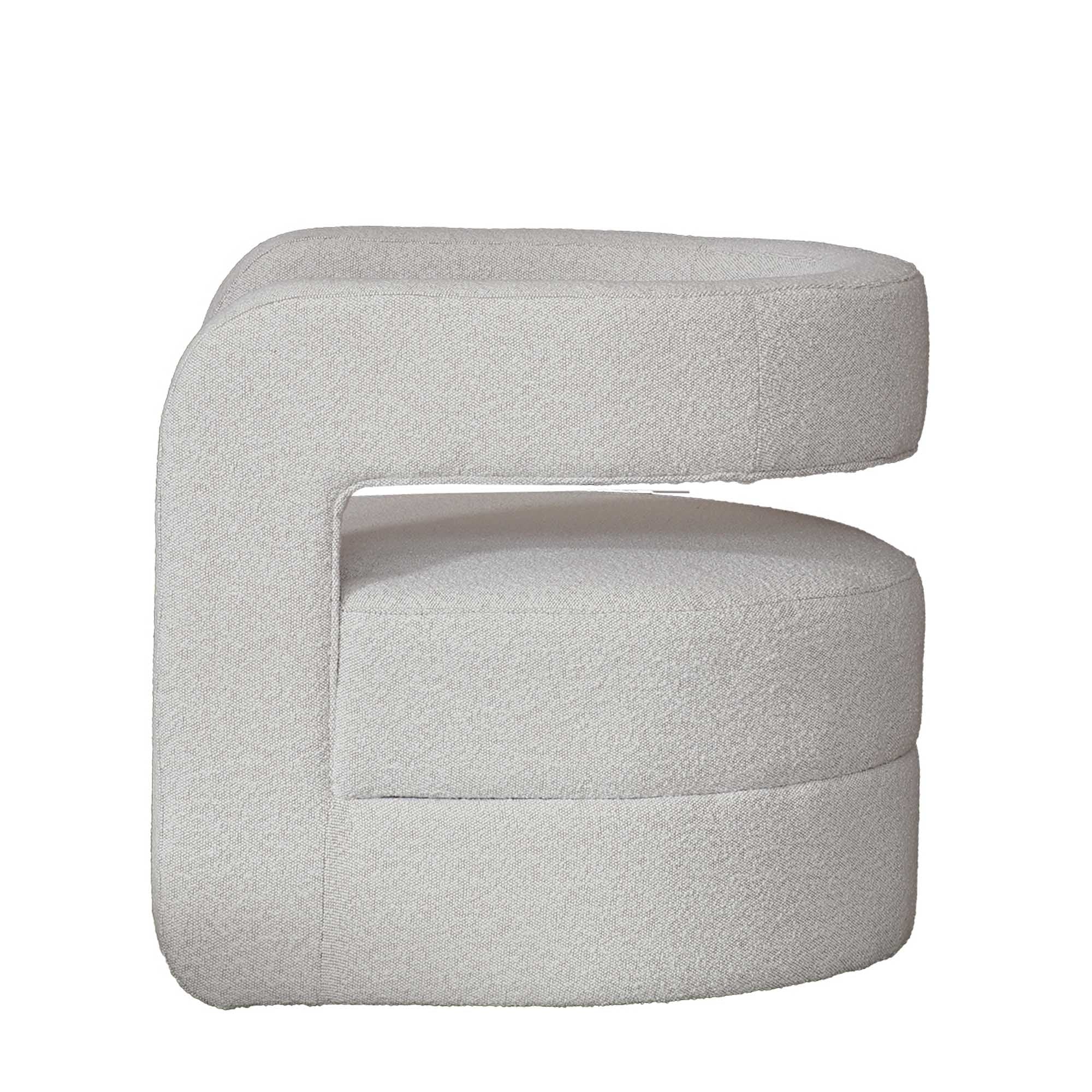 Cleo Arm Chair - Vanilla Boucle