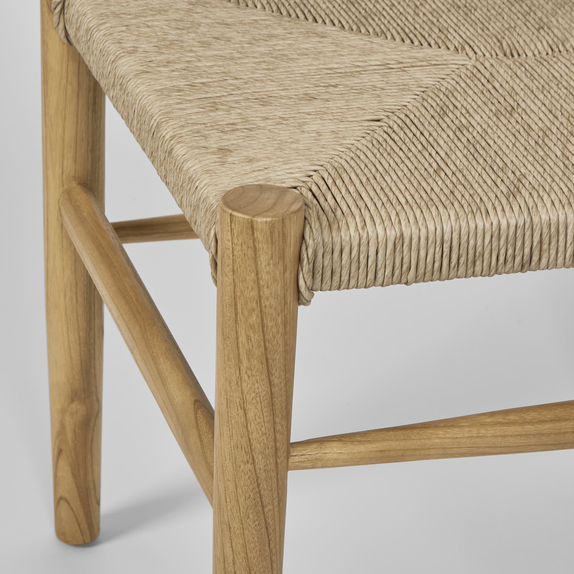 Arc Wishbone Dining Chair - Natural