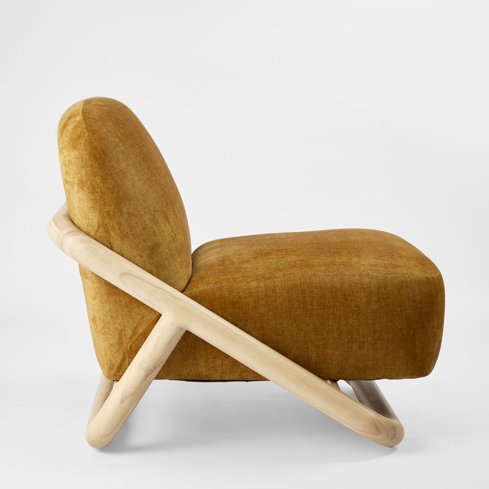 Rhodes Accent Arm Chair - Mustard