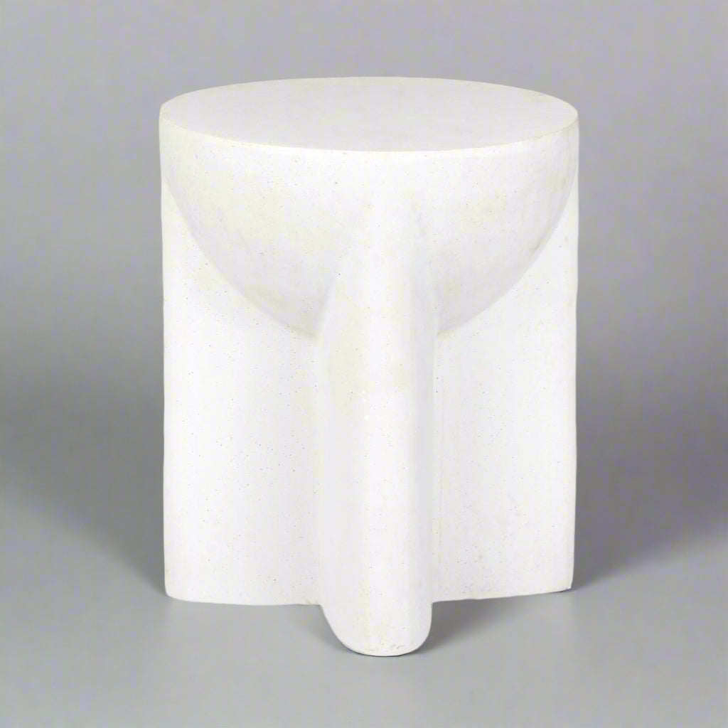 Vassili Side Table - Chalk