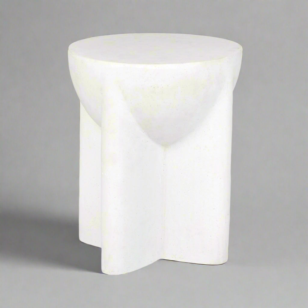 Vassili Side Table - Chalk