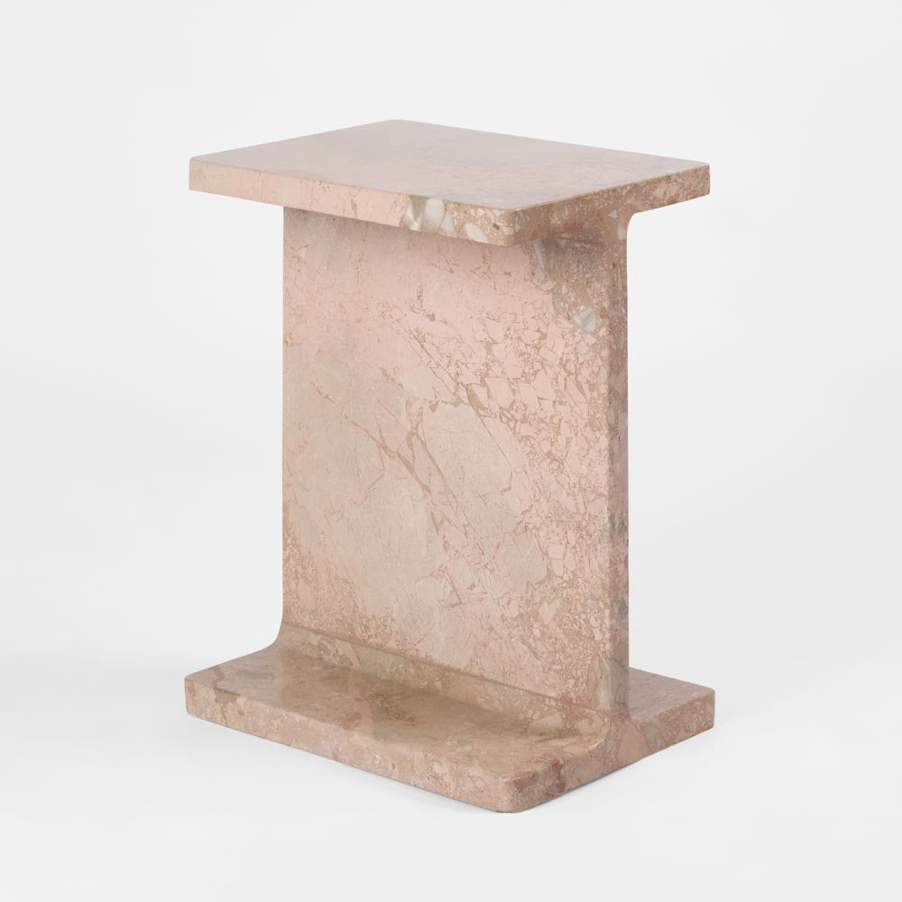 Iza I-Beam Side Table - Pink
