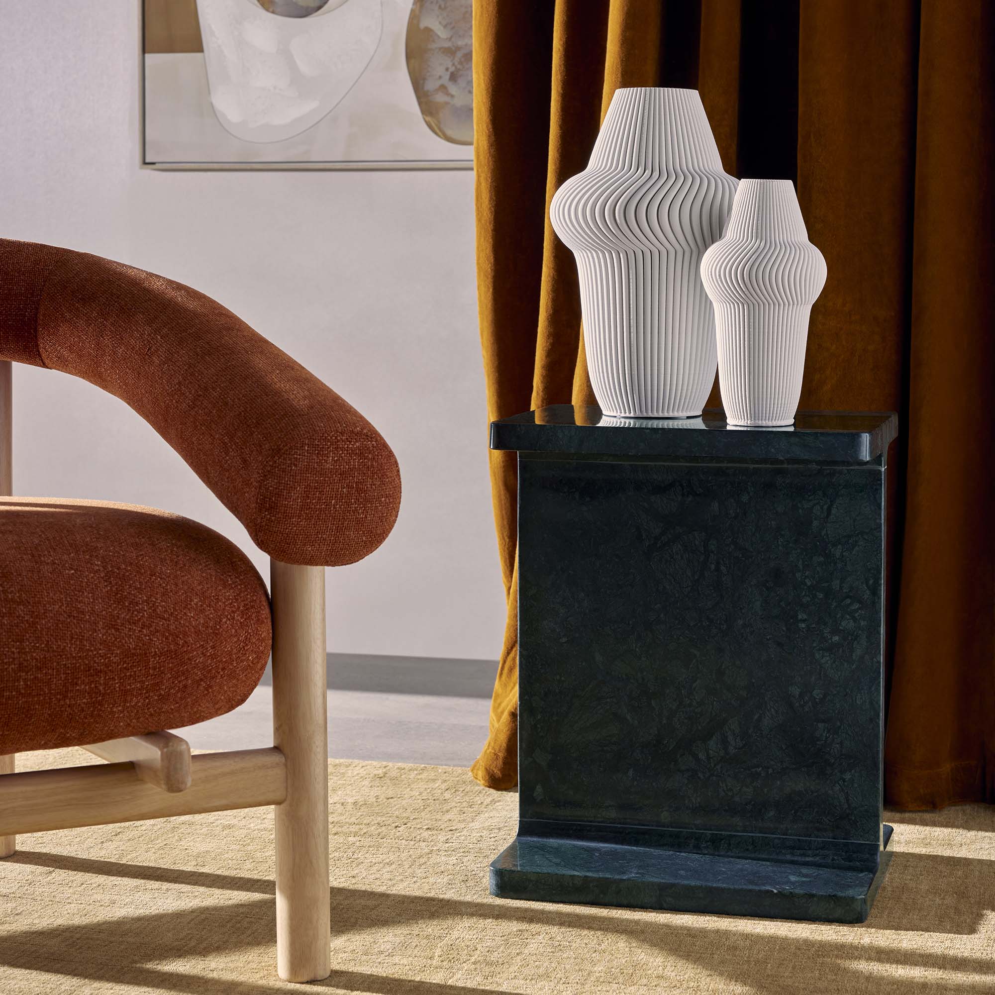 Iza I-Beam Side Table - Green