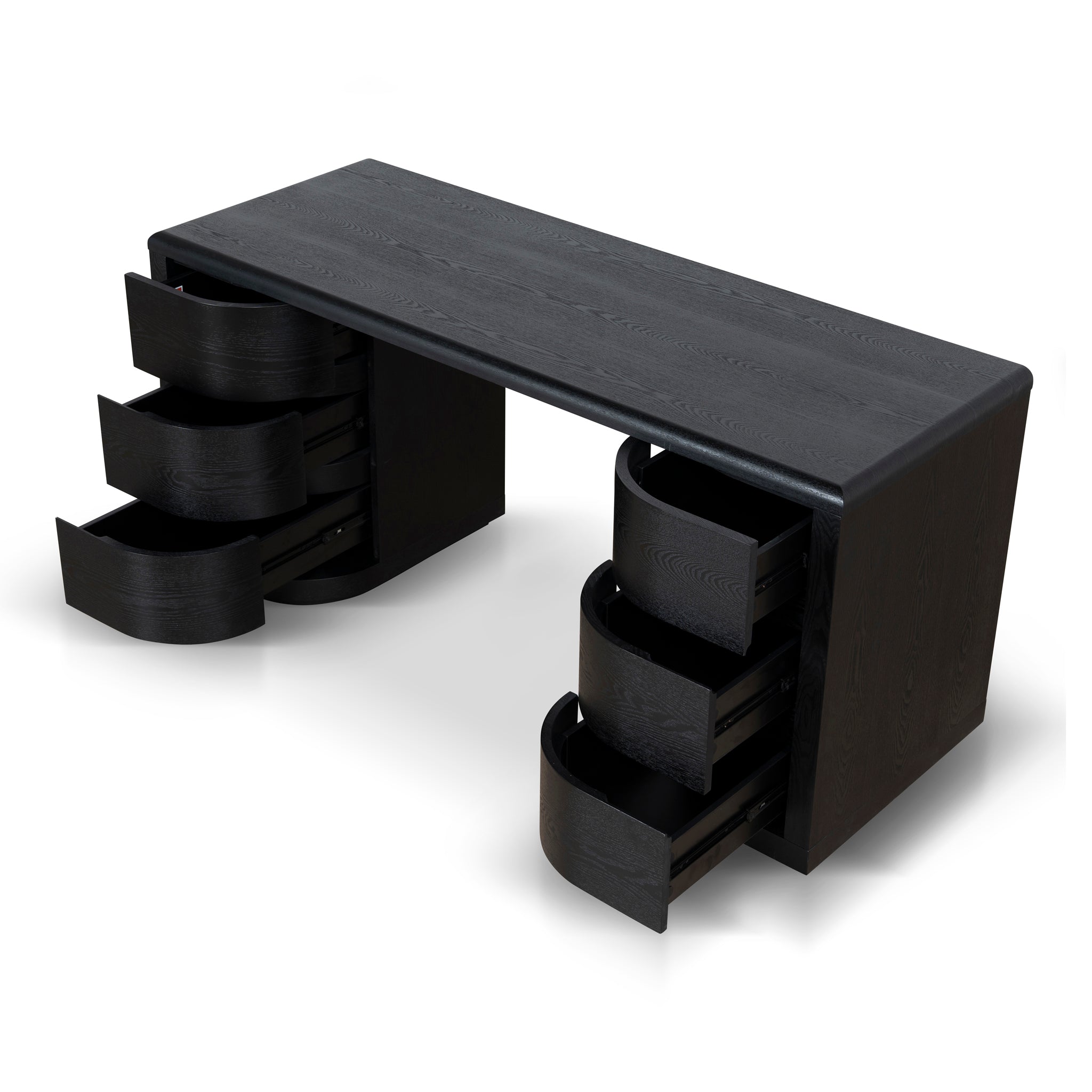 Aiza 1.6m Office Desk - Black