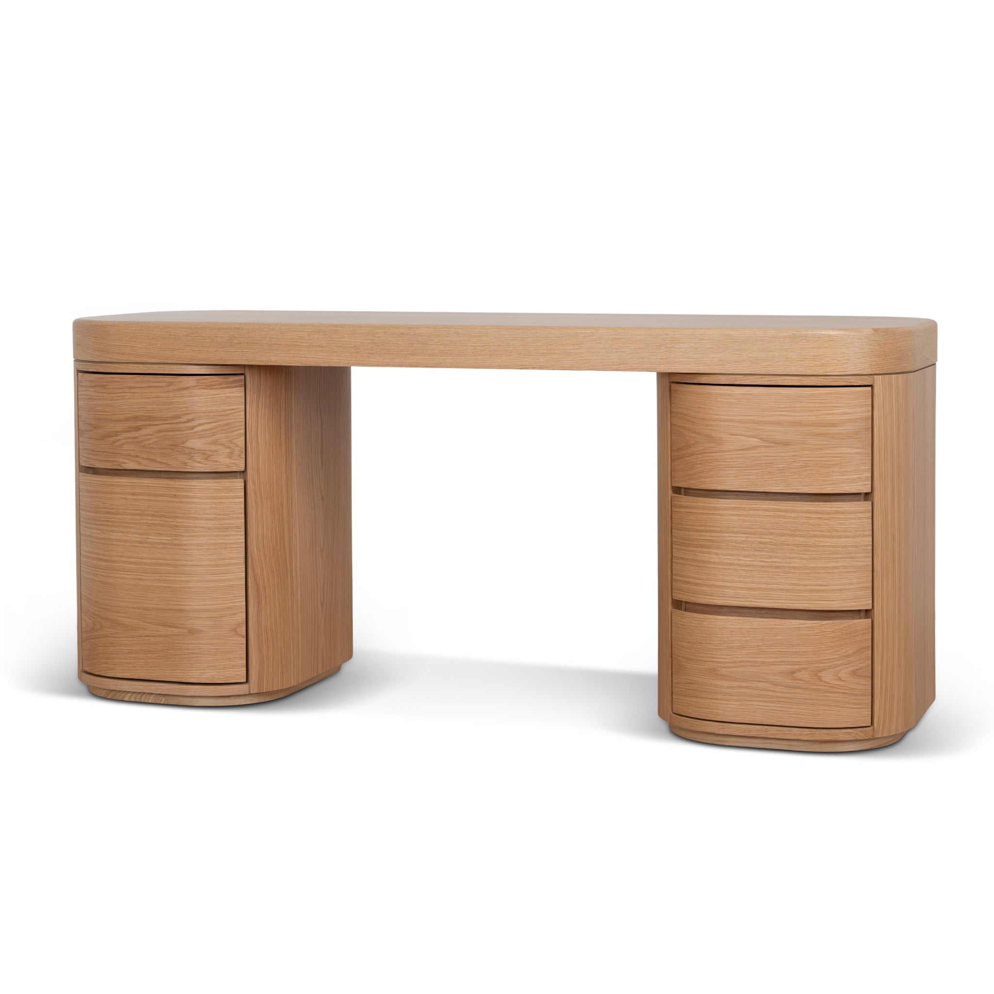 Solvia 1.7m Office Desk - Natural Oak