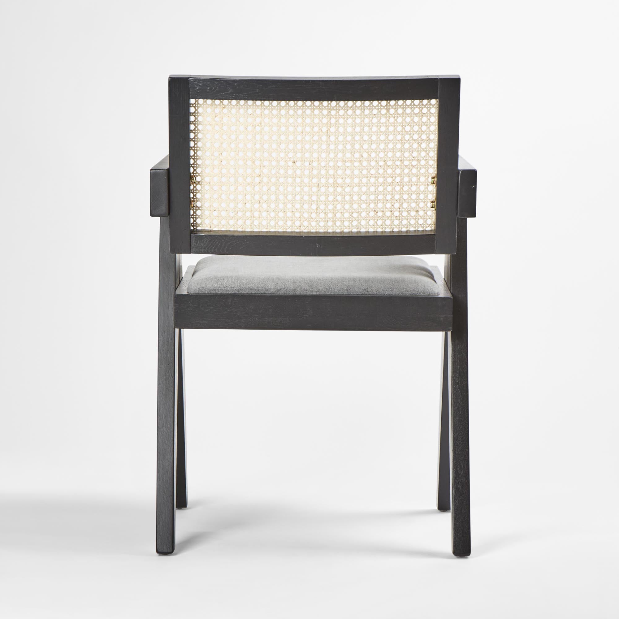 Lexi Scissor Leg Armchair - Black/Grey