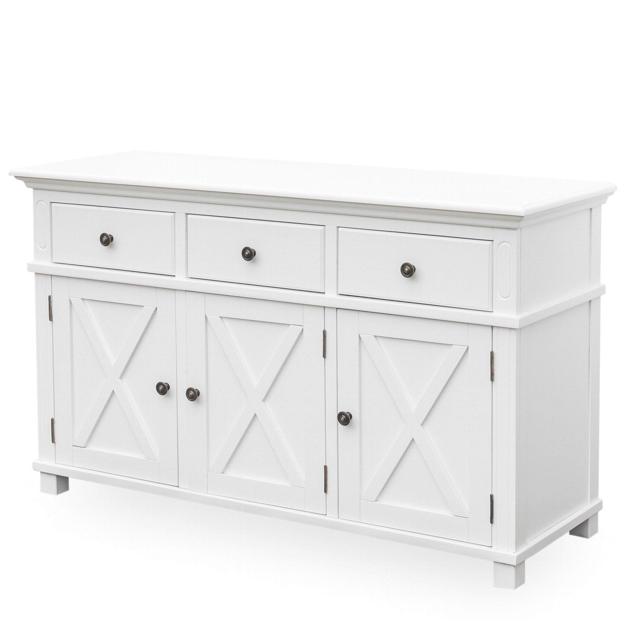 Sorrento 3 Door Buffet - White