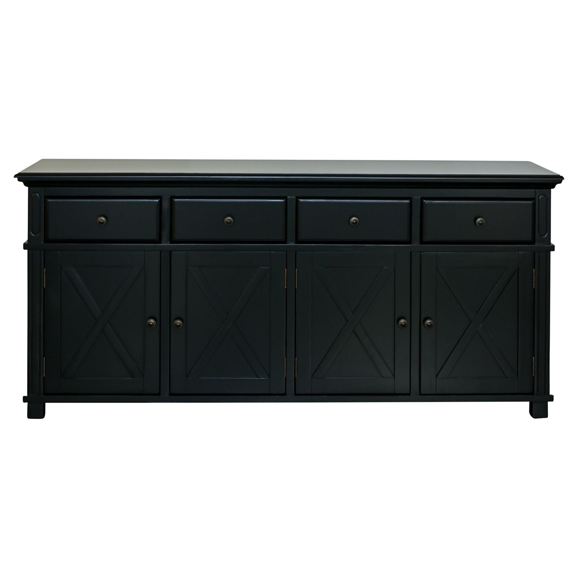 Sorrento 4 Door Buffet - Black