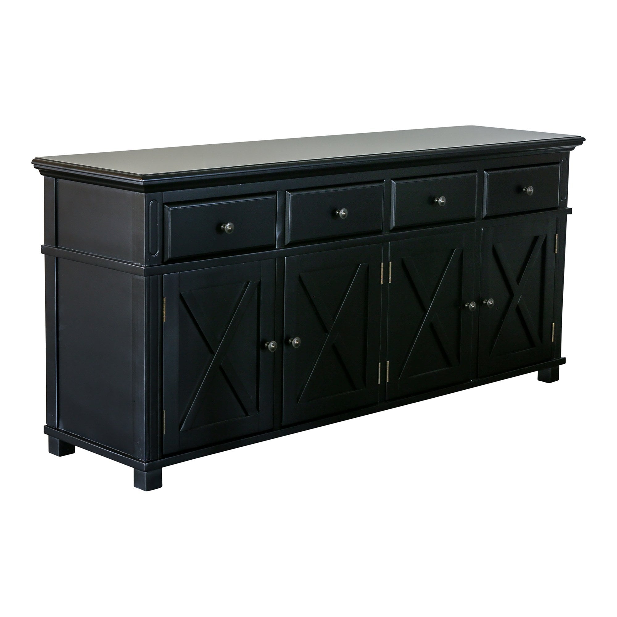 Sorrento 4 Door Buffet - Black