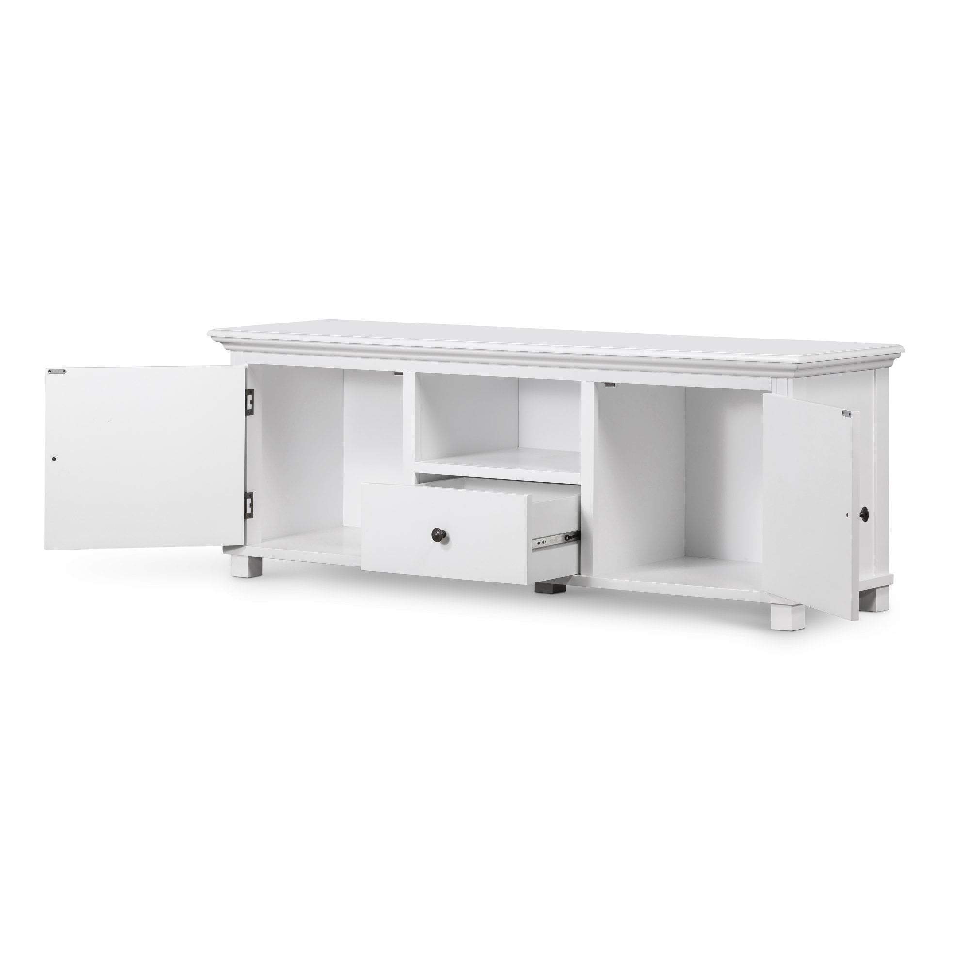 Sorrento Hamptons Media Unit - White