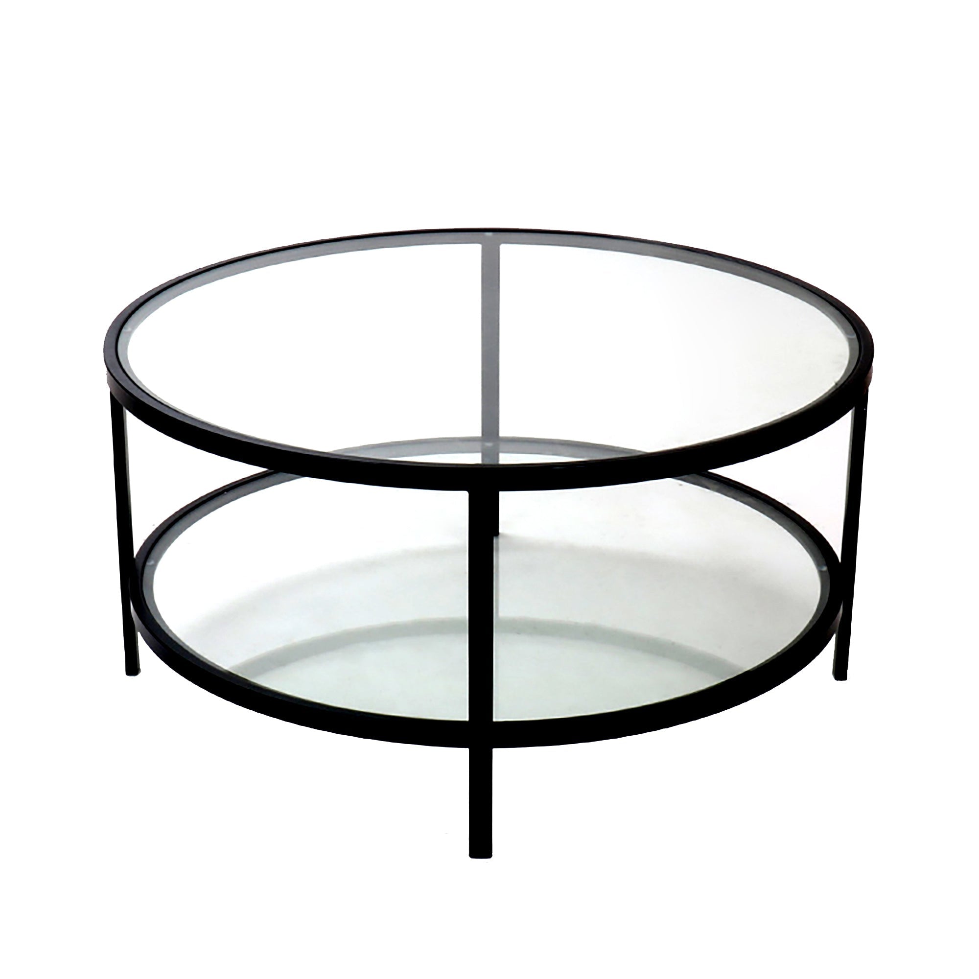 Palladium Glass Coffee Table - Black