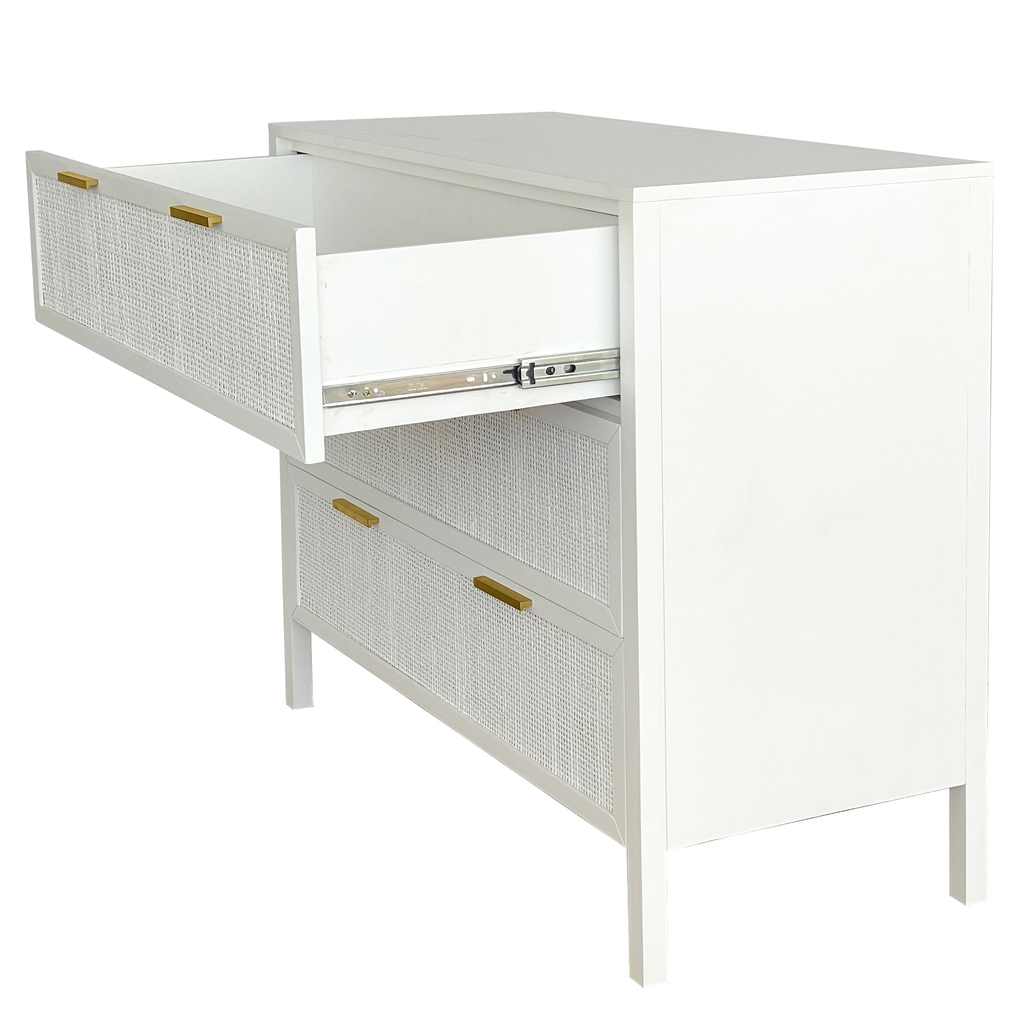 Santorini 3 Drawer Dresser - White