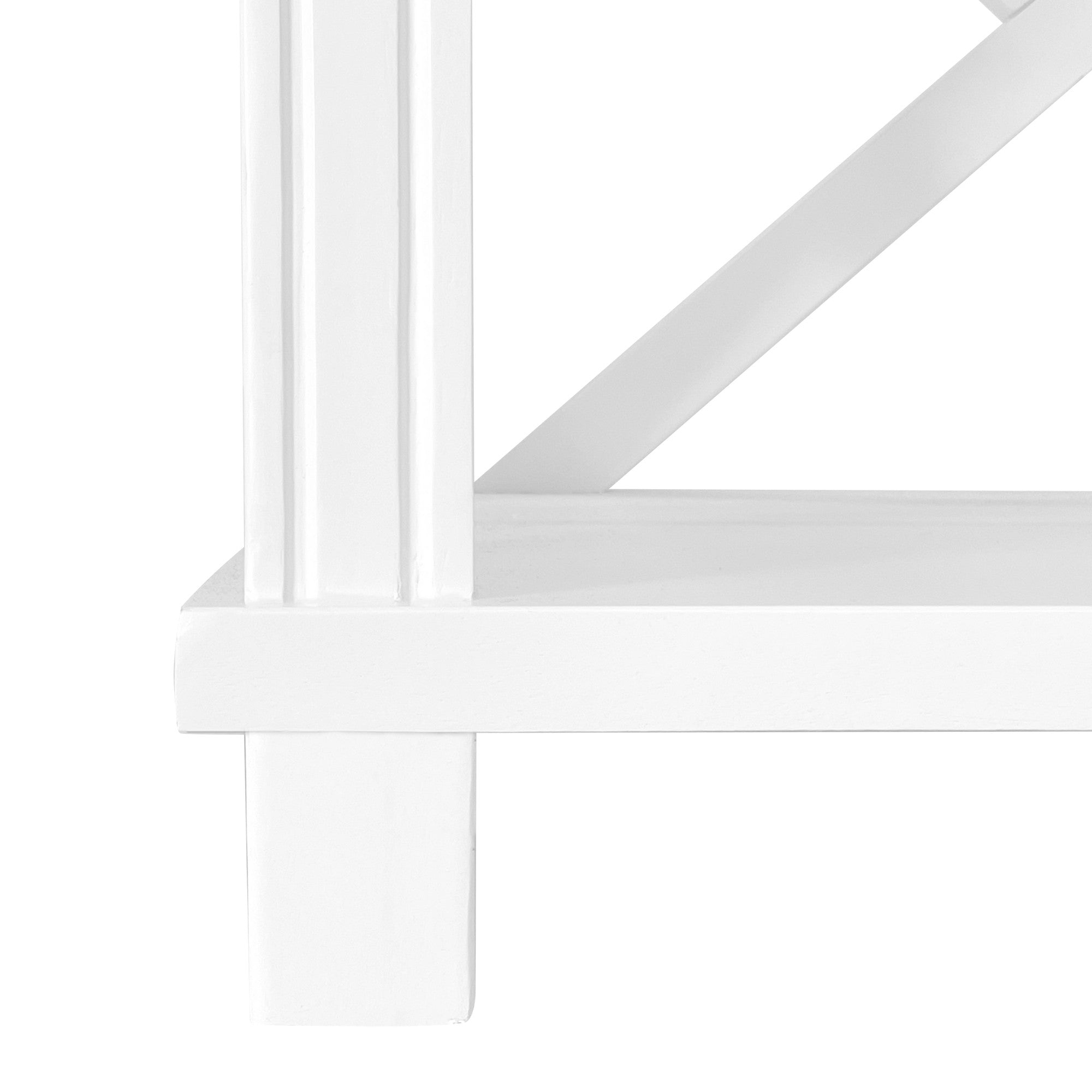 West Beach Hamptons Bedside Table - White