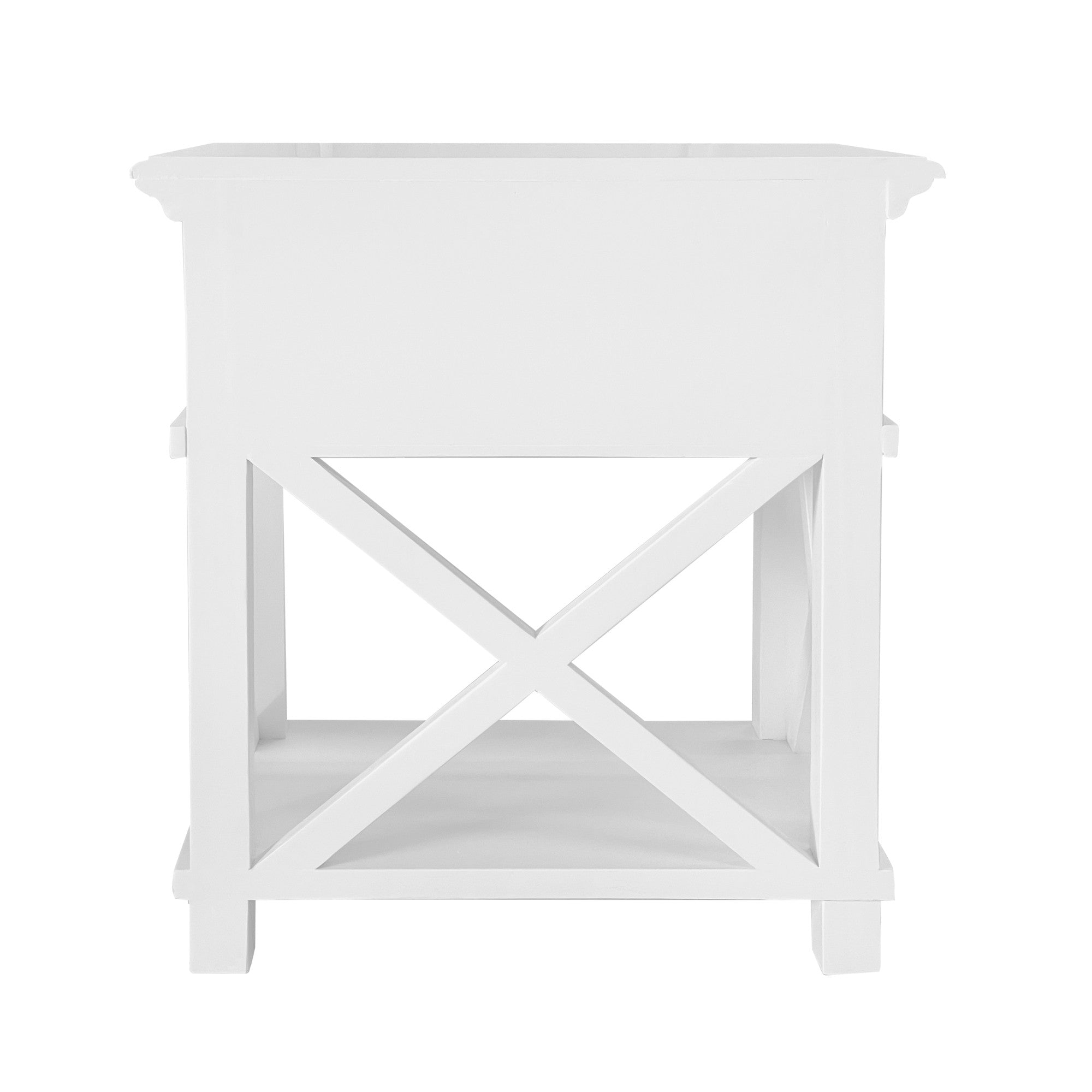 West Beach Hamptons Bedside Table - White