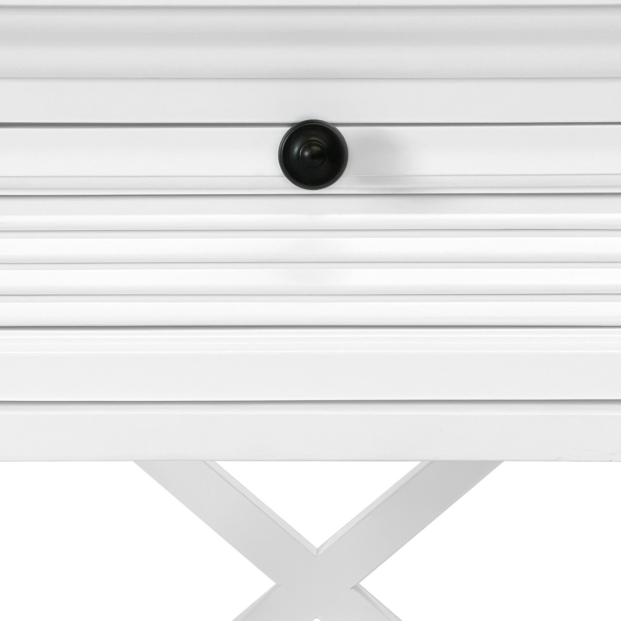 West Beach Hamptons Bedside Table - White