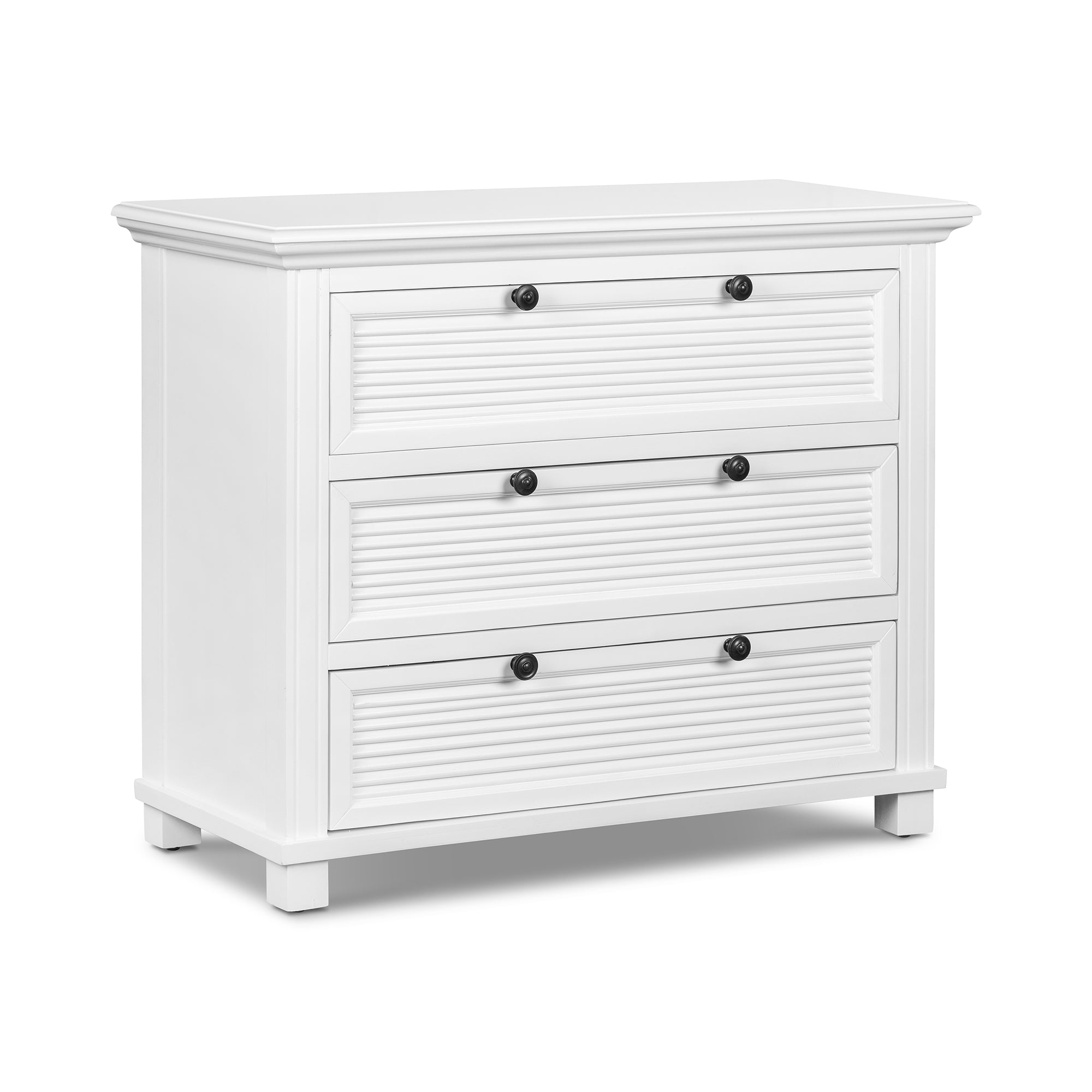 West Beach 3 Drawer Dresser - White