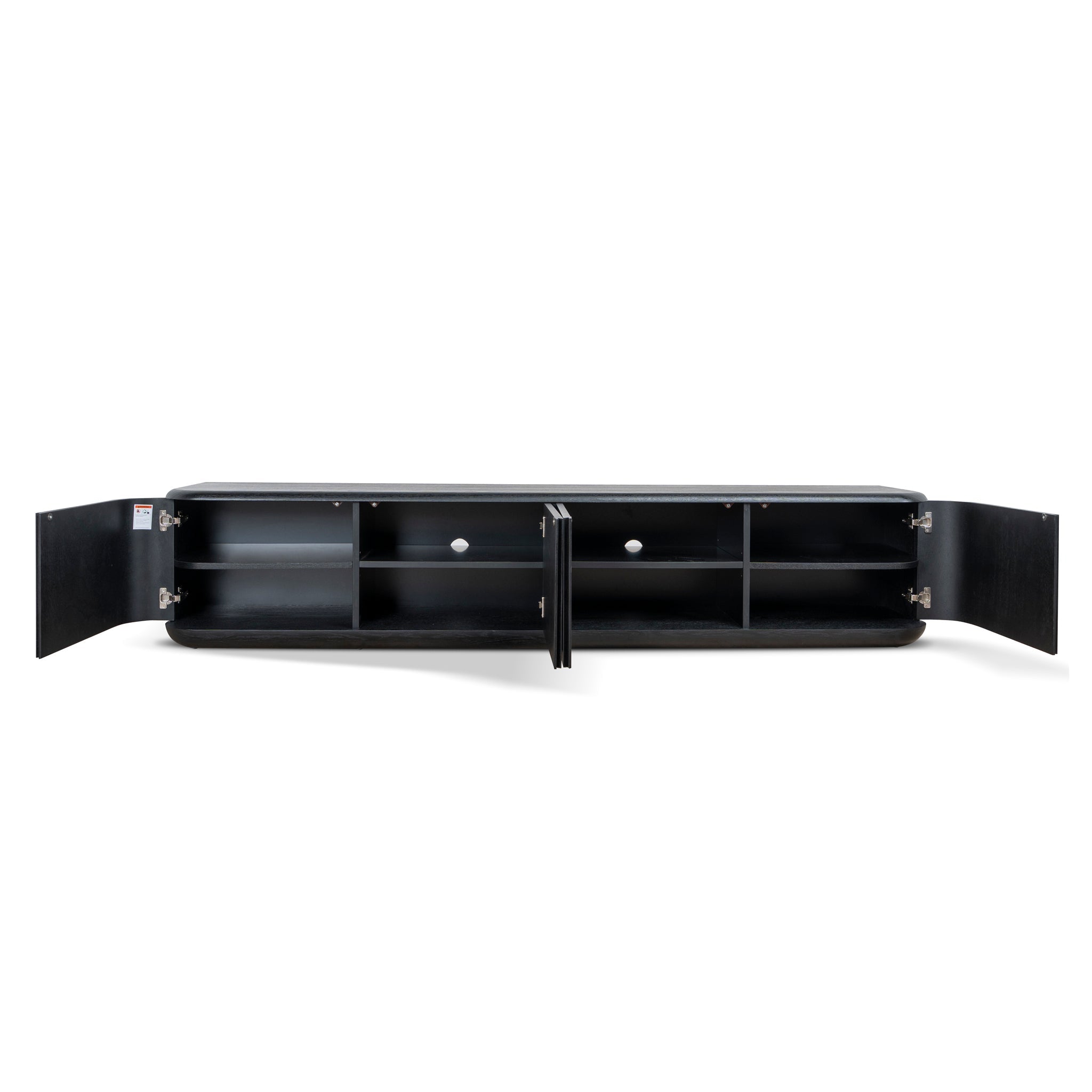 Sahar 2.2m TV Entertainment Unit - Black
