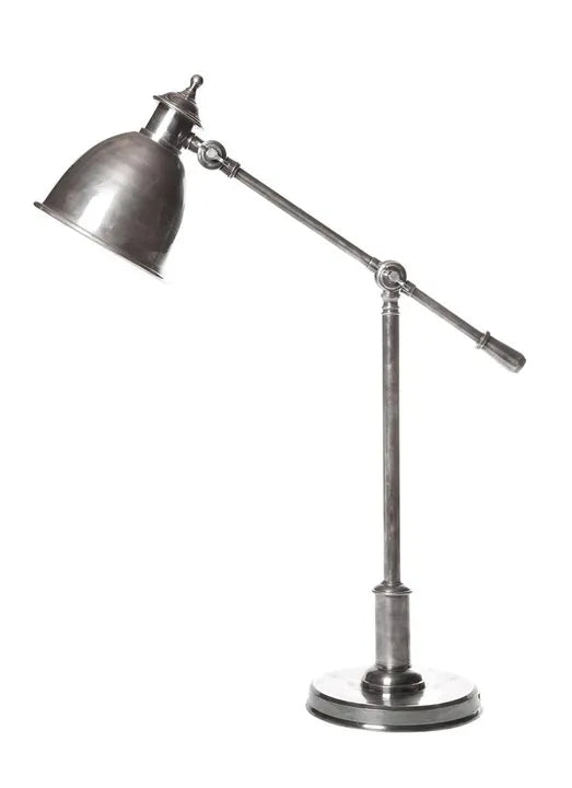 Vermont Desk Lamp - Antique Silver