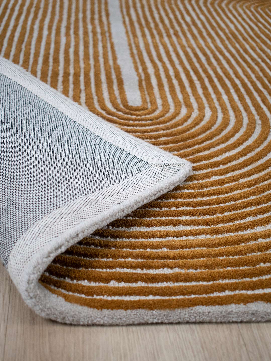 Viper Wool Rug - Golden