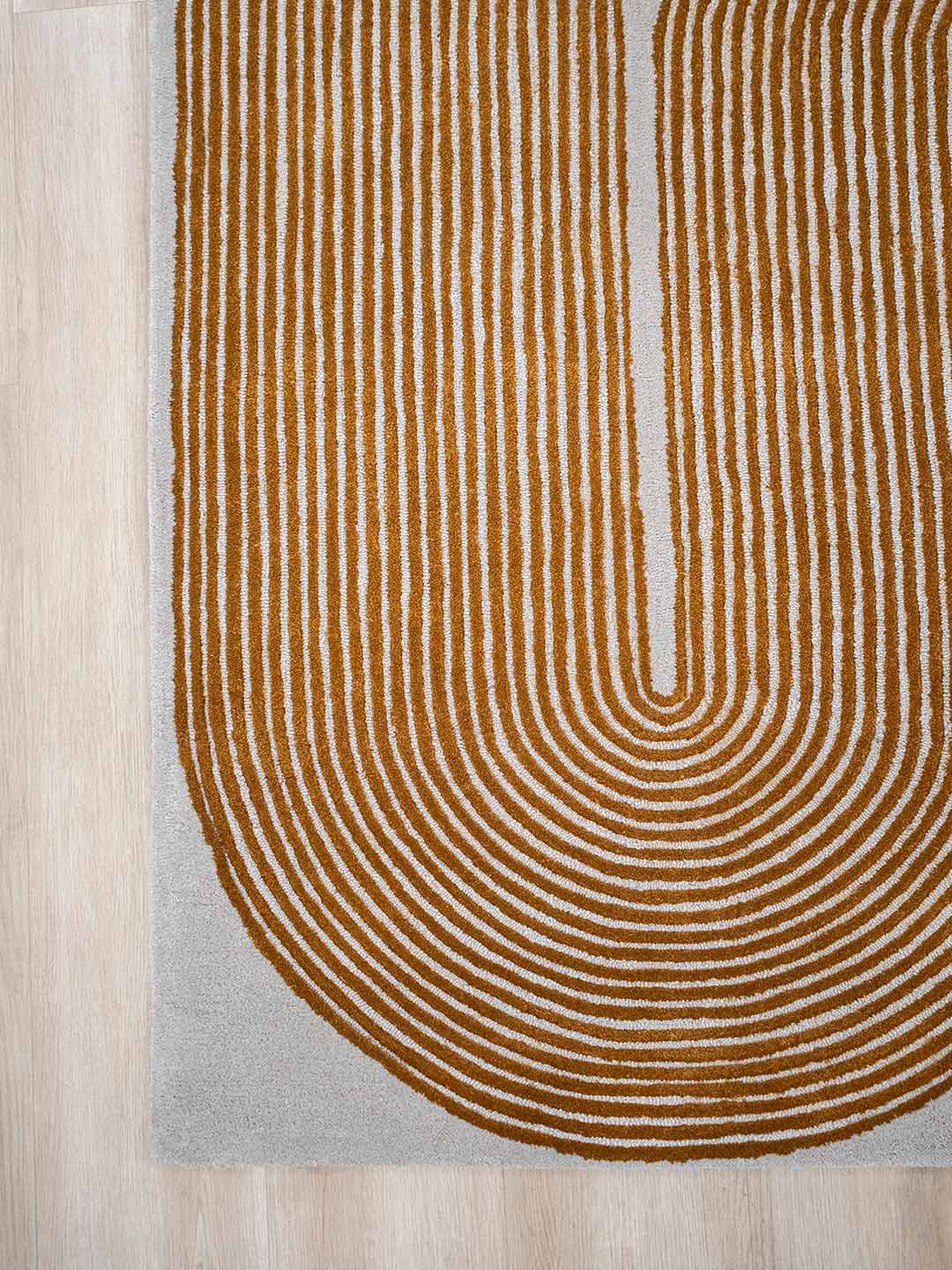 Viper Wool Rug - Golden