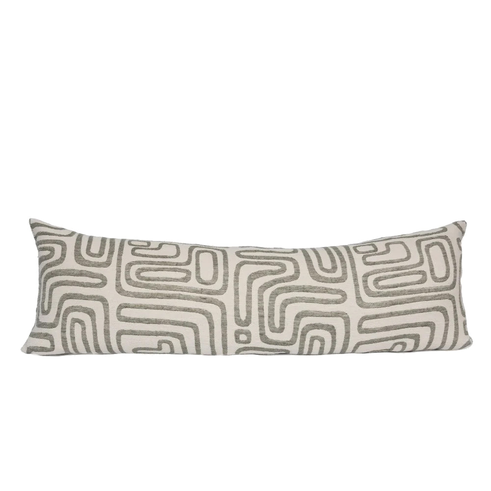 Wander Long Lumbar - White/Pistachio