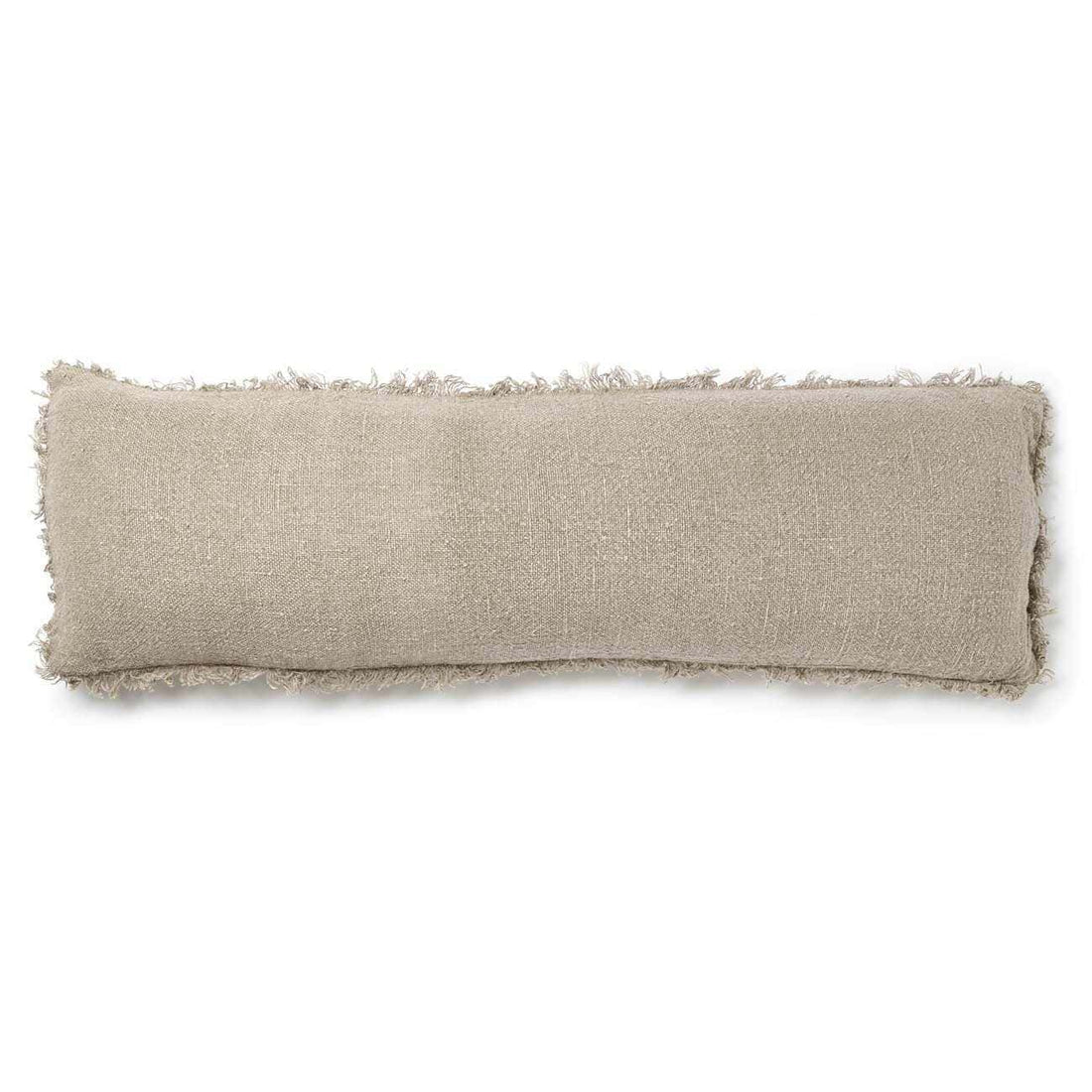 Bedouin Linen Long Lumbar Cushion - Natural
