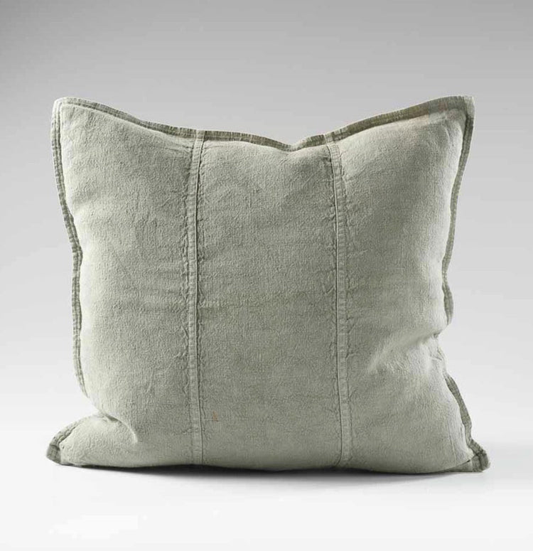 Luca Linen Outdoor Cushion - Pistachio